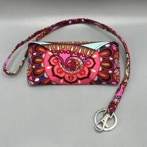 Vera Bradley Resort Medallion Eye Glass Case and Matching Lanyard